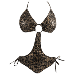 Marina West Women's Triangle Top Keyhole Monokini Swimsuit